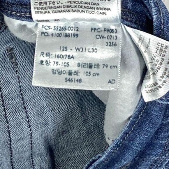 Levis 515 Bootcut Jeans Womens 31 x 30 Blue Medium Wash Stretch Rear Flap Pants - Picture 16 of 16